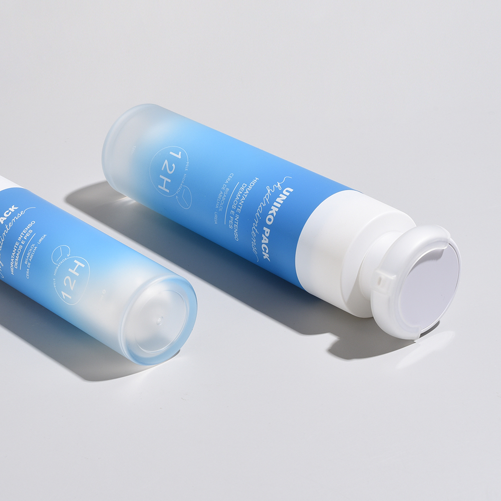 Gradient Blue White  Skincare Bottle Jar Set Airless Cosmetic Packaging -TINDA-34
