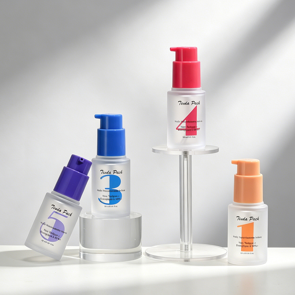 Empty Lotion Pump Bottle Travel Skincare Container for Lotion Foundation-5033B
