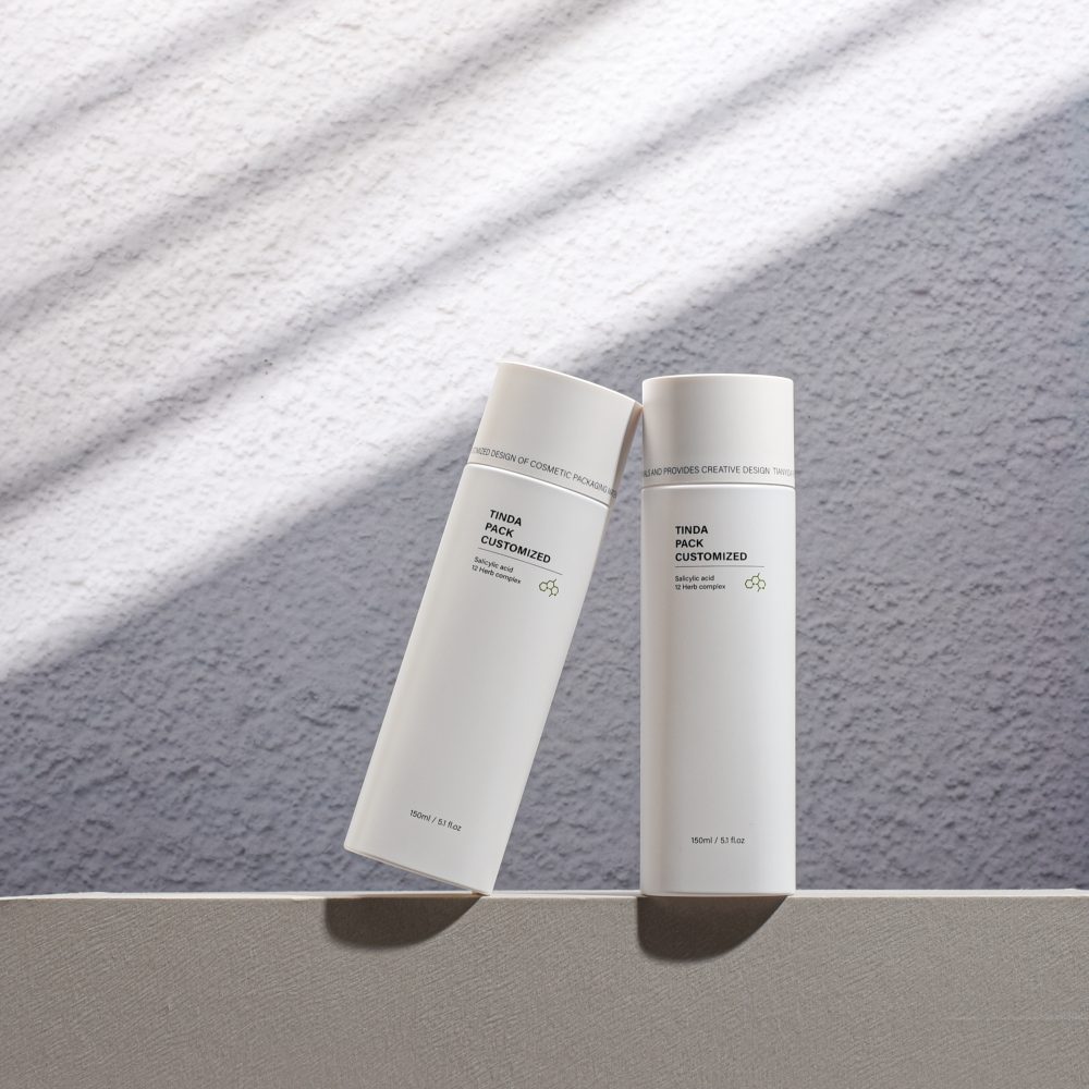 Custom Matte White PETG Cosmetic Toner Bottle 150ml  Skincare Lotion Packaging Containe-5034
