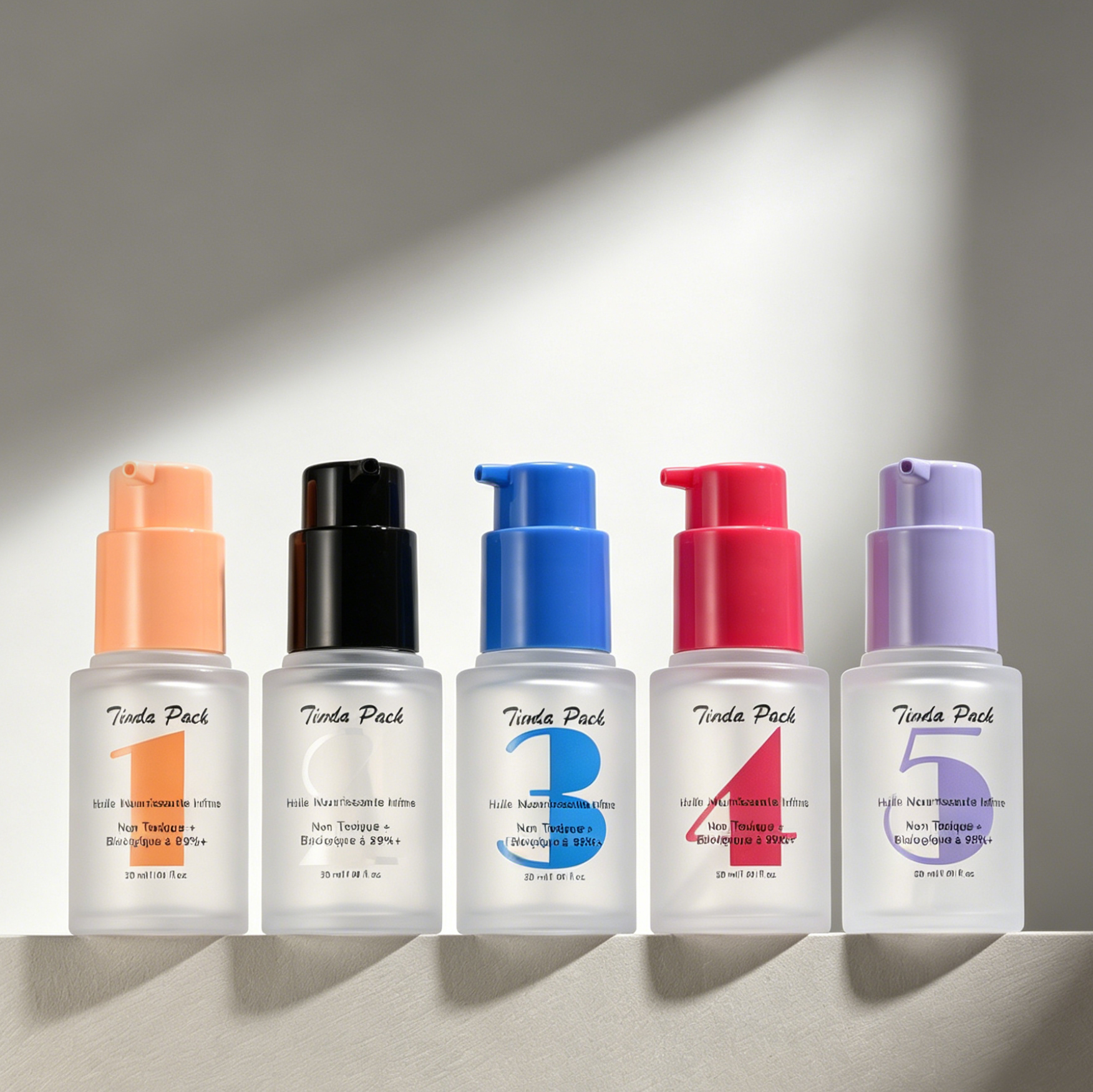 Empty Lotion Pump Bottle Travel Skincare Container for Lotion Foundation-5033B