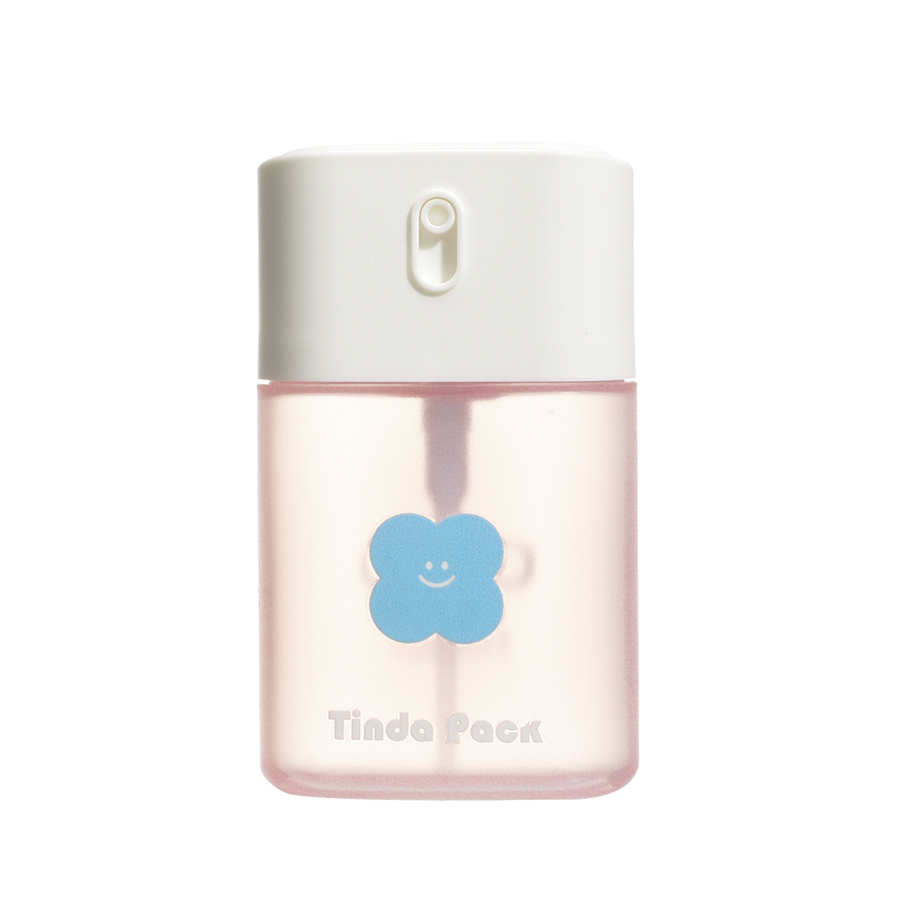 Cute Square Cosmetic Pump Bottle Pastel Color Empty Skincare Lotion Container Custom Logo Packaging-TINDA-04PW